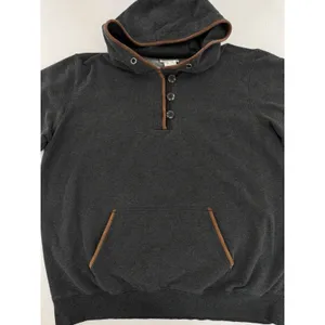 Ariat Real Elevated Hoodie Women’s Sz XL Fleece Leather Trim Henley Sweatshirt thumbnail 7