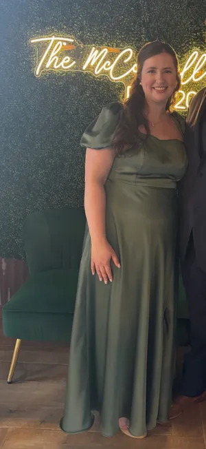 Emerald Green Bridesmaid Dress thumbnail 3