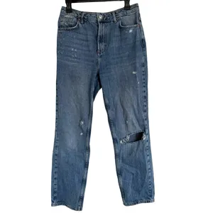 Free People We The Free Revolve Dakota Straight Leg High Waist Jean Pants‎ 28 thumbnail 2