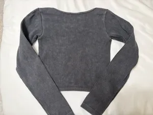 ZARA Crop Long Sleeve Top thumbnail 2