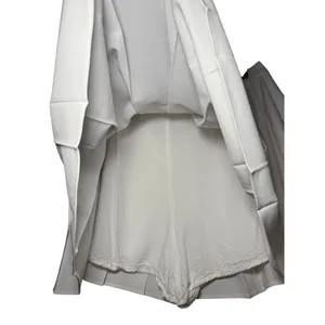 Abercrombie & Fitch pleated white skort Large thumbnail 2