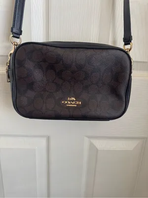 Coach Jes Brown Logo Crossbody Bag thumbnail 4