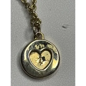 Spartina Gold Tone Paw Print Pendant Necklace With Crystal Accents thumbnail 7