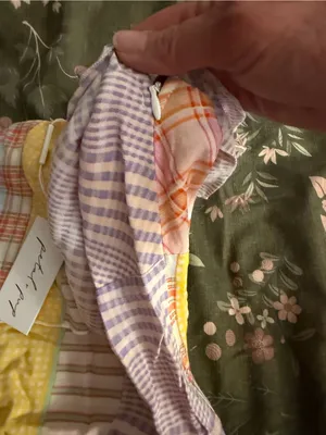 Petal & Pup Pastel Multicolor Patchwork Midi Dress thumbnail 8