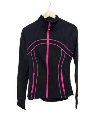 Rare Lululemon Black and Hot Pink Define Jacket thumbnail 3