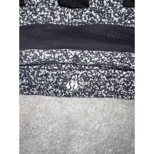 Lululemon Pavement Pusher Sports Bra Black White Speckle Mesh Back Womens 8 thumbnail 3
