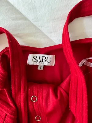 Sabo Skirt Red Ribbed Bodycon Dress thumbnail 6