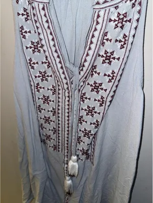 boutique brand miami embroidered tassle dress thumbnail 2
