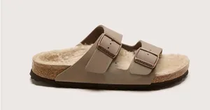 Birkenstock Arizona Shearling Desert Dust Gray Taupe Sandals thumbnail 4