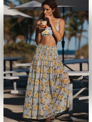 Anthropologie Hutch Ravi Maxi Skirt Size 2X NWT thumbnail 5
