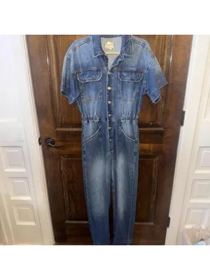We the free Marci Jumpsuit / coverall in High Noon thumbnail 3
