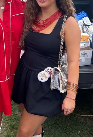 TJ Maxx Black bubble dress thumbnail 2
