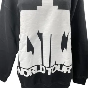 Justin Bieber Justice World Tour Black White Long Sleeve Concert Sweatshirt L thumbnail 3