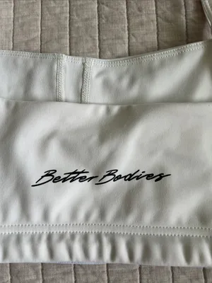 Better bodies, bandeau sport bra white large thumbnail 8