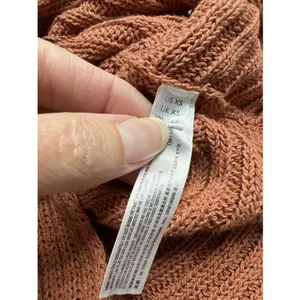Free People Beach Women's Pullover Sweater Size XS Rust Brown Dolman‎ Ribbed thumbnail 9