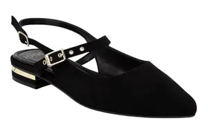 Jones New York Women's Quinema Slingback Mary Jane Flats in Black, Size 9 thumbnail 1