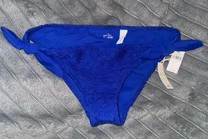Aerie Blue Bikini Bottoms thumbnail 1