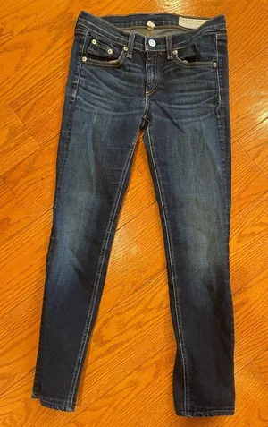 rag & bone Kensington Jeans Dark Wash NYC Minimalist Capsule Wardrobe Denim 26 thumbnail 1