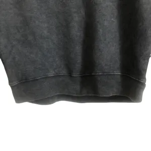 Hollister Dark Heather Gray Crew Neck Long Sleeve Fleece Pullover Sweater Small thumbnail 7