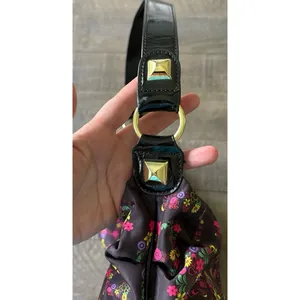 Betsey Johnson colorful floral happy skull‎ pattern hobo bag thumbnail 6