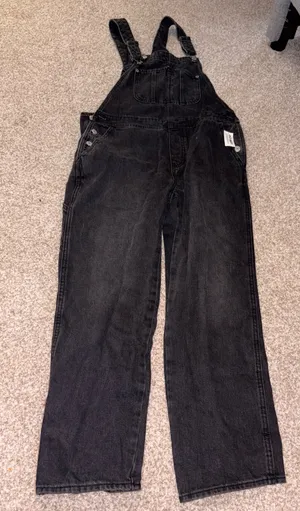 Old Navy Black Overalls Denim thumbnail 1