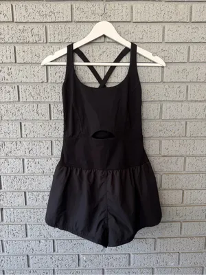 Free People Movement Righteous Runsie Romper Short Black Size XS thumbnail 5