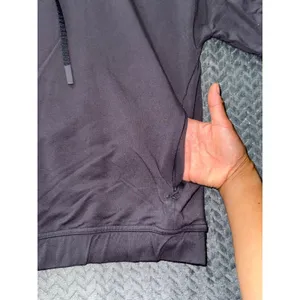 Lululemon Women's Twisted And Tucked Hoodie Sweatshirt Pullover‎ Purple Size 8 thumbnail 3
