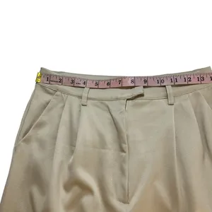 Princess Polly Amalia Pants Trousers Size 6 Tan Khaki Champagne Satin Wide Leg thumbnail 11