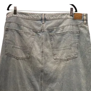 American Eagle‎ Maxi Jean Skirt Blue 20 thumbnail 4