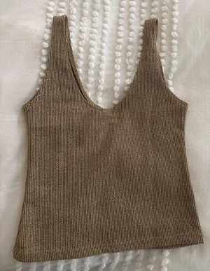 Gold ZARA Tank Top thumbnail 1