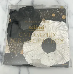 SCÜNCI The Original Scrunchie Oversized Scrunchie Box in Gift Box Jumbo NWT thumbnail 1