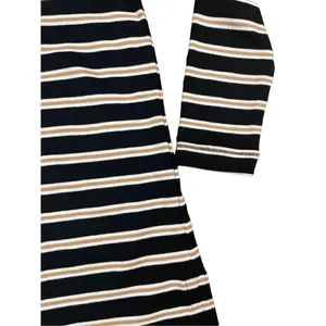 Lou & Grey black white tan striped dress‎ size XS thumbnail 5