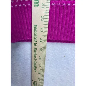 Summersalt Sweater Womens Small‎ Pink Wool Cashmere Balloon Sleeve Crew FLAW thumbnail 6