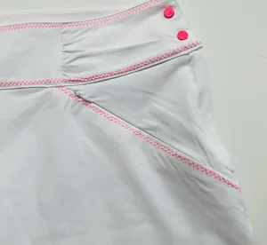 Antigua Skort Golf White Pink Size 8 thumbnail 4