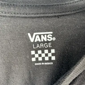 🖤Vans Black Floral Graphic Crop Short Sleeve T-Shirt thumbnail 3