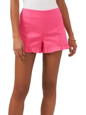1. State Pink Ruffle Shorts thumbnail 1
