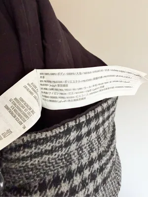 Abercrombie & Fitch Wool Plaid Wrap Mini Skirt Size XS thumbnail 5