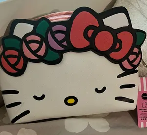 Hello Kitty Pink and White Floral Clutch thumbnail 1