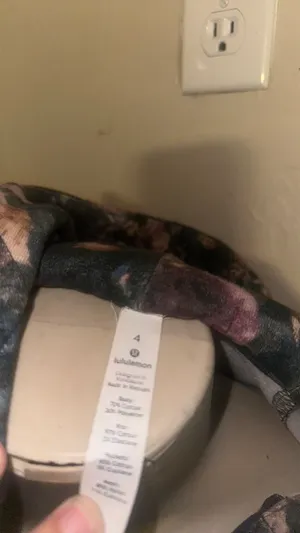 Lululemon Floral Print Athletic Hoodie Jacket thumbnail 5