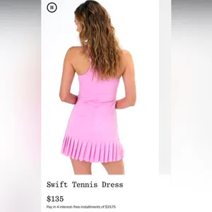 Frankie's Bikinis Swift Mini Dress baby pink NWT thumbnail 3