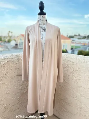 Beyond Yoga High Slits cozy fleece long duster cardigan size S small thumbnail 6