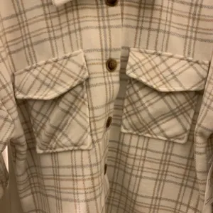 Time And Tru Women's Flannel Plaid Crop Jacket Shirt Shacket Size L 12-14 thumbnail 11