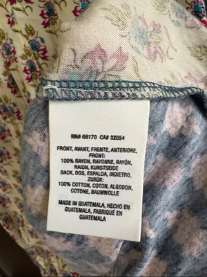 EUC Anthropologie Maeve Mandan Mixed Print Top Size Medium thumbnail 8