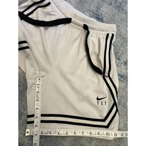 Nike White Black Dri-FIT Swoosh Fly Women's Basketball Shorts XS thumbnail 6