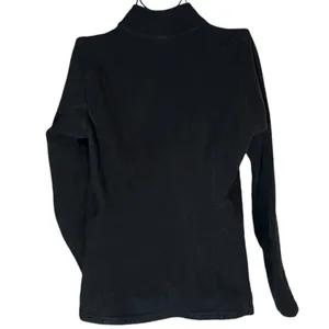 The North Face Women's‎ S 1/4 Zip Fleece Pullover Solid Black Gorpcore Outdoor thumbnail 5