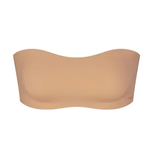 SKIMS NAKED BANDEAU BRA IN OCHRE strapless size XXS‎ nwt thumbnail 4