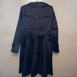 London Fog Black Trench Coat thumbnail 6