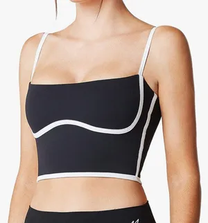 Black and White Crop Top thumbnail 3