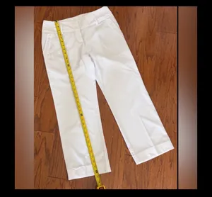 Adidas White Climalite golf pants - size 8 ***Refer to measurements. Great fabric pants for golf outings. Pants zip up. Gently warn and excellent condition. Measurements approximately 17” waste x 36.5” long x 10” rise. Non-smoking home. Priced to sell at as is condition. Don’t like my price, make reasonable offers! thumbnail 9