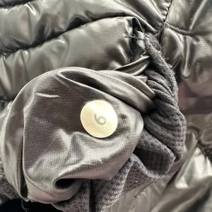 Lululemon Fluffin Awesome Goose Down Vest Shine Black Size 6 Puffer Winter Ski thumbnail 6